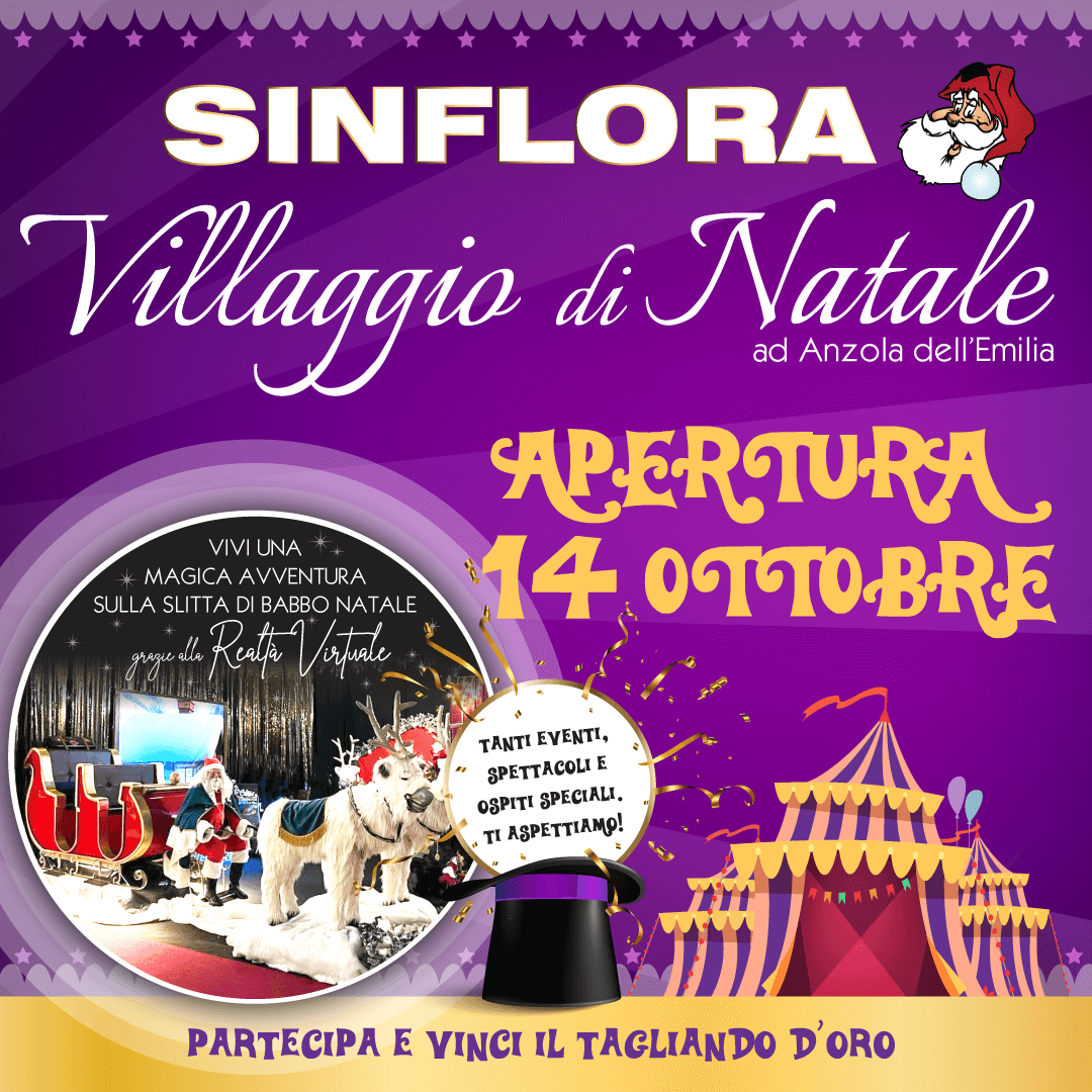 Villaggio di Natale 2023 Sinflora