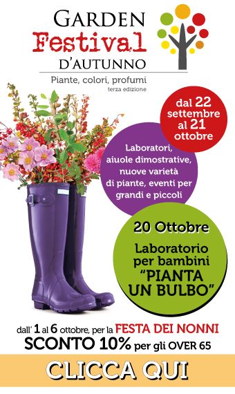 Garden Festival Autunno 2018 - PIANTA UN BULBO 20 10 2018