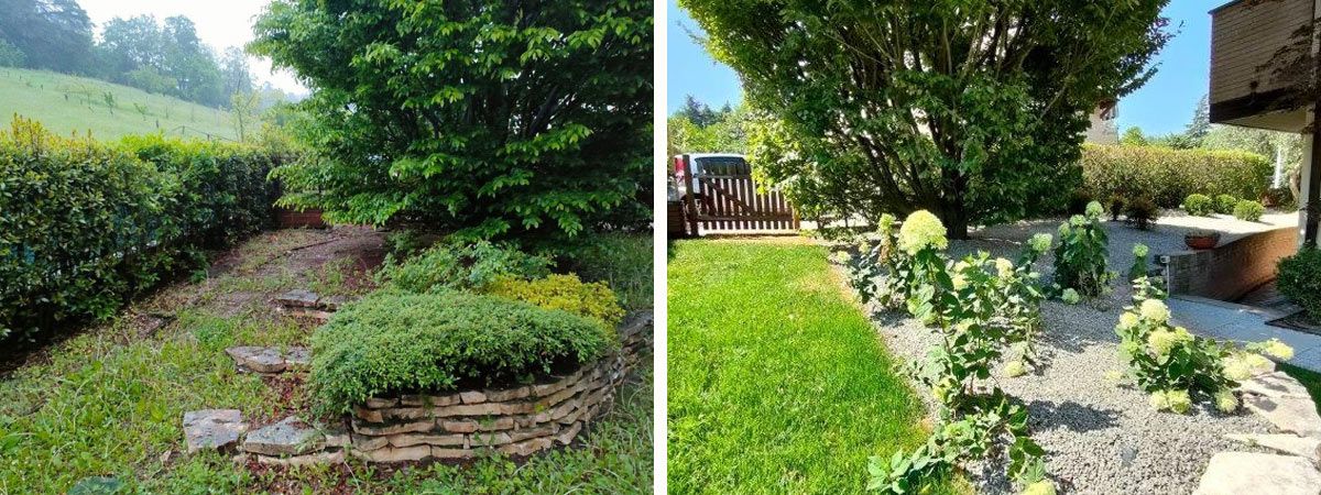 Realizzazione giardino con area living Bologna