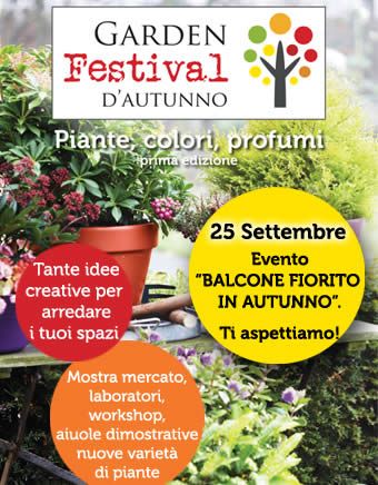 Garden Festival Autunno 2016 - BALCONE FIORITO IN AUTUNNO 25 09 2016