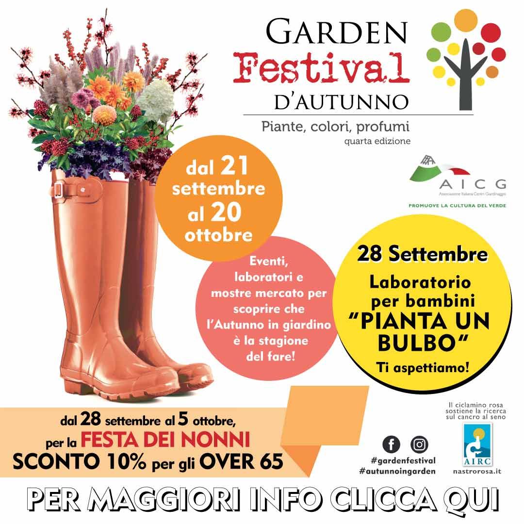 GARDEN FESTIVAL D'AUTUNNO 2019