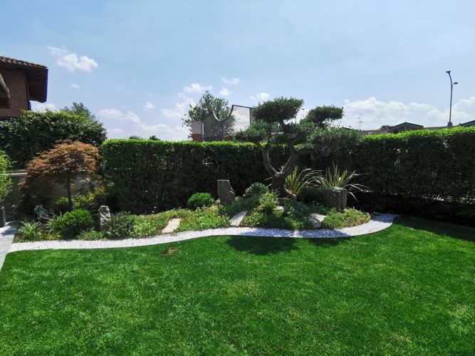 Realizzazione giardino a Borgo Nuovo