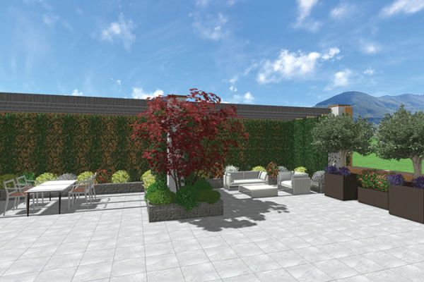 Progettazioni spazi verdi Bologna e provincia realizzate da Sinflora garden center