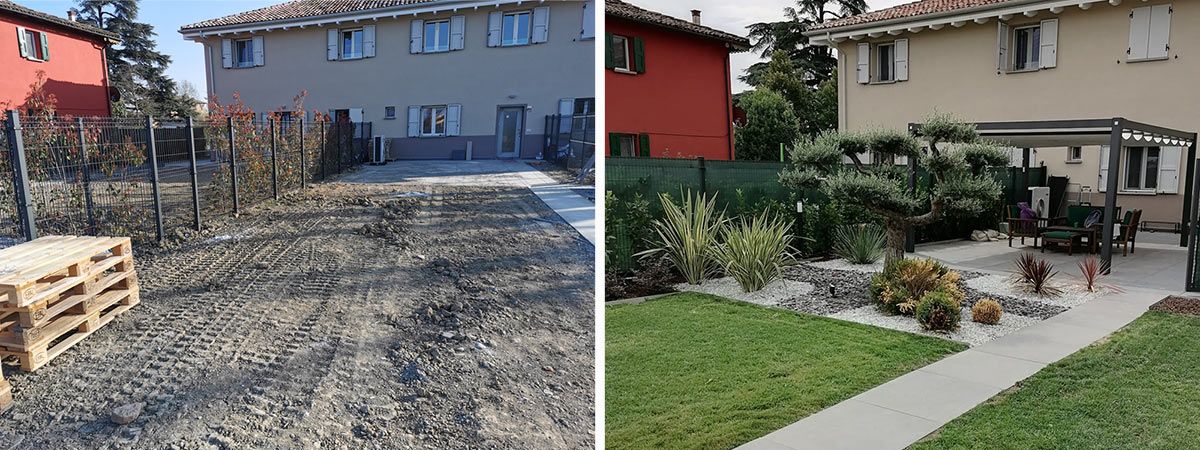 Realizzazione giardino a Bologna