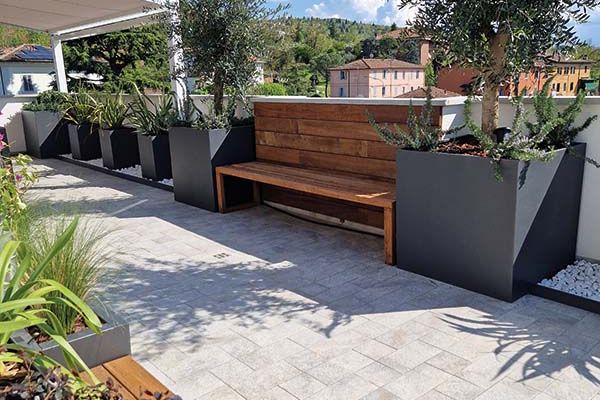 Progettazione e realizzazione terrazzi Sinflora garden center