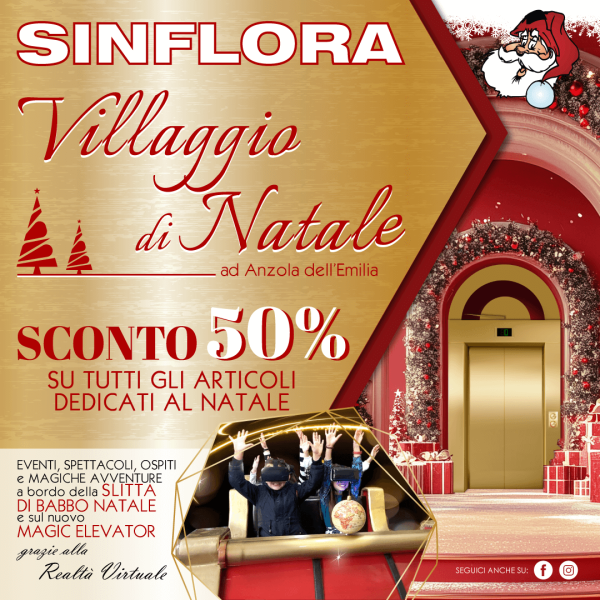 VILLAGGIO DI NATALE 2024 Anzola dell'Emilia Sinflora