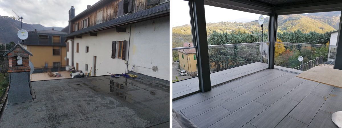 Installazione pergola in provincia di Bologna
