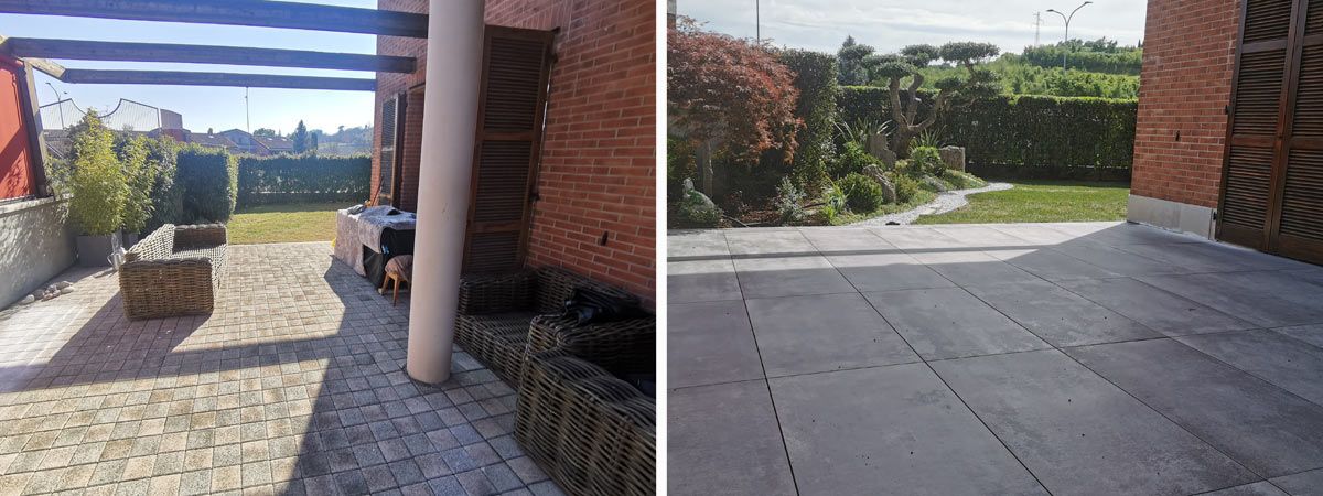 Realizzazione giardino a Borgo Nuovo