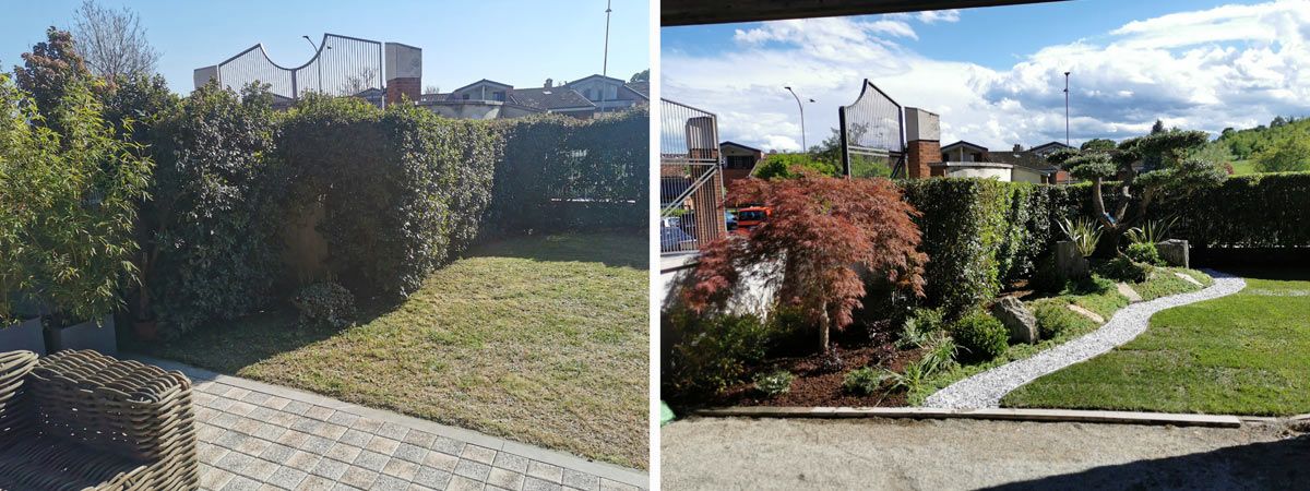 Realizzazione giardino a Borgo Nuovo